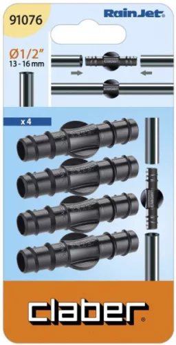 DRI ÖSSZEKÖTÕ IDOM CLABER 91076 1/2" 4 DB-OS BLISZTER