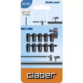   DRI VÉGLEZÁRÓ IDOM CLABER CSEPEGTETÕHÖZ 91170 1/4" 10 DB-OS BLISZTER