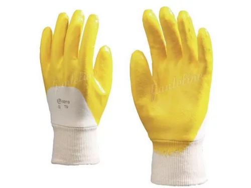 VÉDÕKESZTYÛ  R 9319  SÁRGA NITRIL/10 PÁR