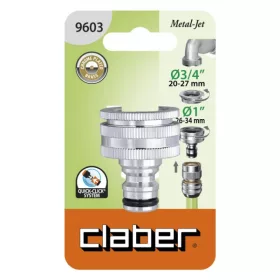   CSAPCSATLAKOZÓ CLABER 9603 ÁTALAKÍTÓVAL 3/4 - RÕL 1'' - RA BELSÕ MENETES FÉM