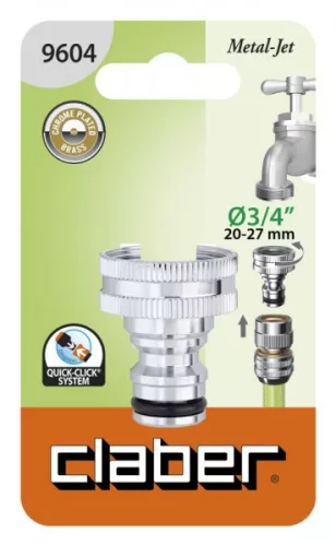 CSAPCSATLAKOZÓ CLABER 9604 3/4 '' BELSÕ MENETES FÉM