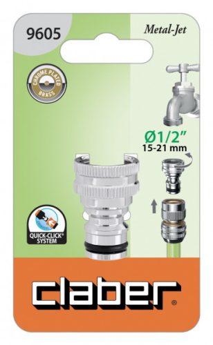 CSAPCSATLAKOZÓ CLABER 9605 1/2 '' BELSÕ MENETES FÉM