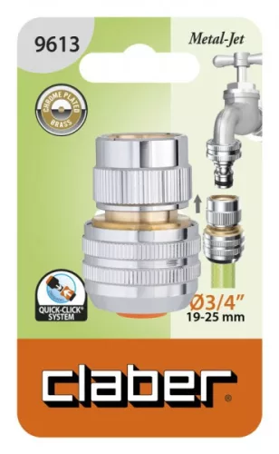 CSAPCSATLAKOZÓ CLABER 9613 3/4 '' KUPLUNGOS FÉM