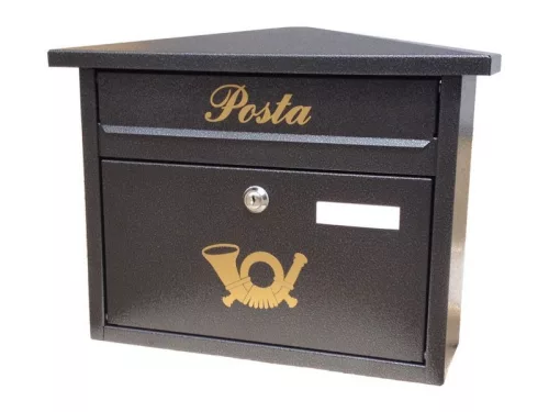 POSTALÁDA KÜLTÉRI ANTIK SZÜRKE  APOLLÓ