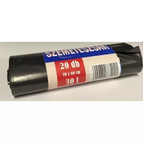 SZEMETESZSÁK 50X 60   30 L /20 DB