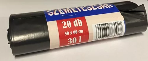 SZEMETESZSÁK 50X 60   30 L /20 DB