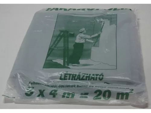 TAKARÓFÓLIA  4 MX 5 M LÉTRÁZHATÓ 70 MIKRON