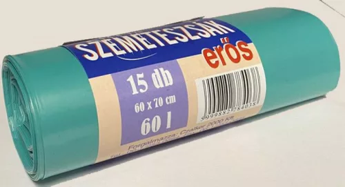 SZEMETESZSÁK 60X 70   60 L /15 DB