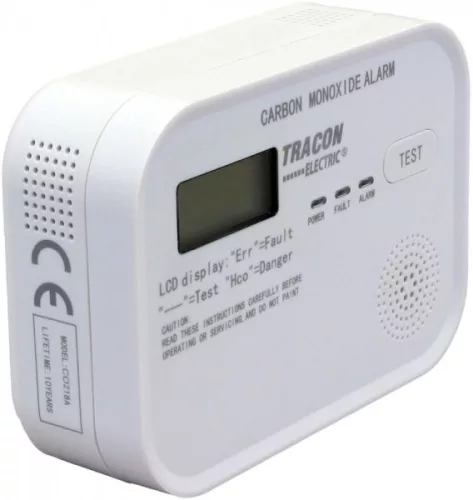 SZÉN-MONOXID (CO) ÉRZÉKELÕ  4,5 VDC (3x1,5 V AA)  TRACON