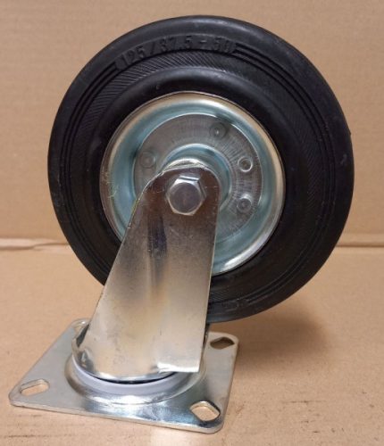 KERÉK ÖNBEÁLLÓ TALPAS ¤ 125 FÉMHÁZAS