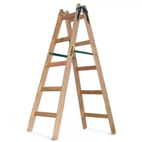 LÉTRA FA HÁZTARTÁSI PRÉMIUM 2x5 Drabest
