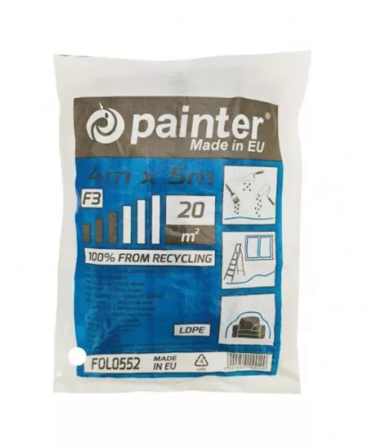 TAKARÓFÓLIA  4 MX 5 M 20 MIKRON/ FOL0552 PAINTER