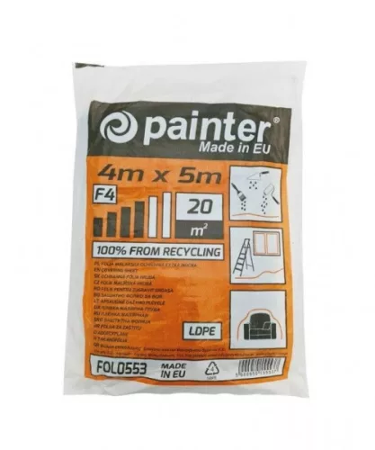 TAKARÓFÓLIA  4 MX 5 M 30 MIKRON/ FOL0553 PAINTER