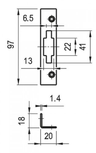 ZÁRÓLEMEZ LÕVÉR HAJLÍTOTT 10 DB-OS CSOMAG