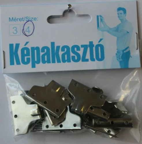 KÉPHOROG  4-ES ACÉLTÛSZEGGEL/10 DB