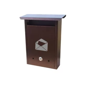 POSTALÁDA KÜLTÉRI  ÁLLÓ ZÁRHATÓ ANTIK BRONZ  KLASSZIK