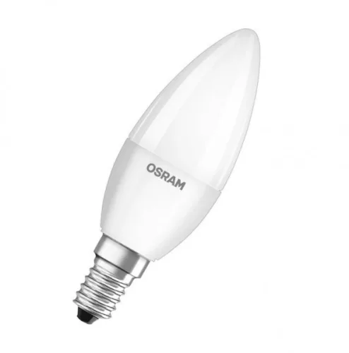 LED IZZÓ gyertya 5,7W E14 470lm 4000K semleges fehér fényforrás Ra80 230V ValueCLB40  Osram