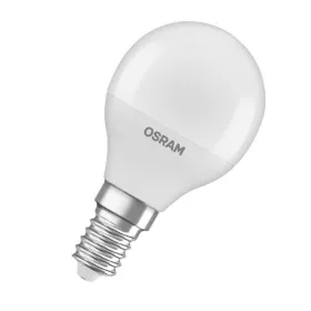   LED IZZÓ kisgömb 4,9W E14 470lm 4000K semleges fehér fényforrás Ra80 230V FR matt  Osram