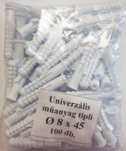 MÛANYAG DÛBEL ¤  8X 45 UNIVERZÁLIS/100 DB DK