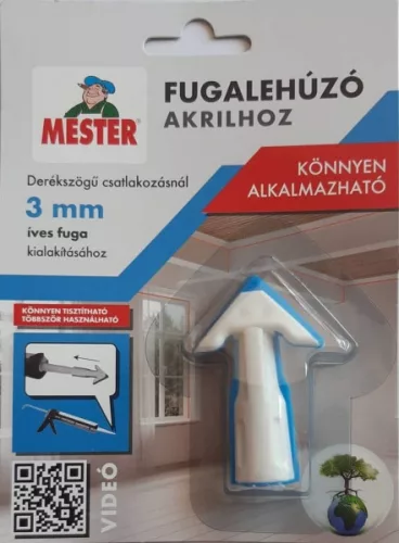 FUGALEHÚZÓ AKRILHOZ ÍVES FUGÁKHOZ  3 MM