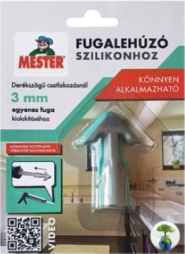 FUGALEHÚZÓ SZILIKONHOZ EGYENES FUGÁKHOZ   3 MM