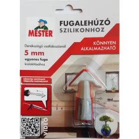 FUGALEHÚZÓ SZILIKONHOZ EGYENES FUGÁKHOZ   5 MM