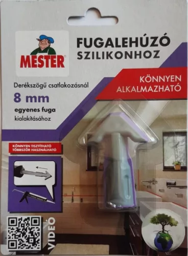 FUGALEHÚZÓ SZILIKONHOZ EGYENES FUGÁKHOZ   8 MM