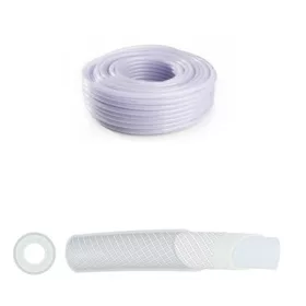   RUGALMAS TÖMLÕ PRÉMIUM ¤ 10X2,5 mm 4 rétegû, ÁTLÁTSZÓ, NYOMÁSÁLLÓ SZÖVETTEL 10-20 BAR /25M