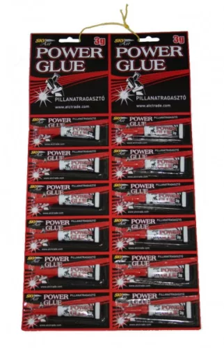 PILLANATRAGASZTÓ POWER GLUE 3 GR/12 DB