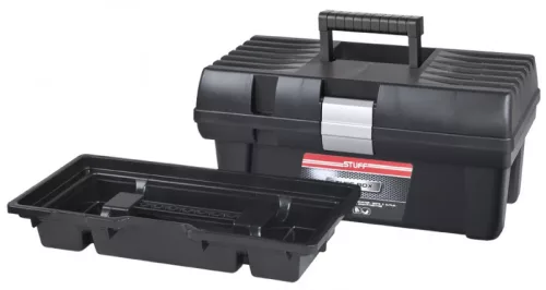 SZERSZÁMOSLÁDA PATROL 16" STUFF BASIC ALU 415X226X200MM  (SKR16BALSTUCZAPG011)