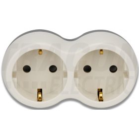 ELOSZTÓ 2 DULALJ SZÜRKE+FEHÉR MINIMÁL DIZÁJN TRACON