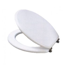 WC ÜLÕKE TETÕ MDF FEHÉR ROZSDAMENTES ACÉL ZSANÉRRAL