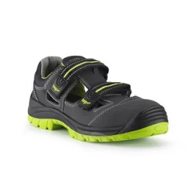   TOP Buffalo Sandal O1 45 SRC védőszandál NUBUK BŐR, PU/GUMI TALP