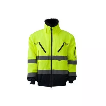 TOP FALCON Fluo Hi-Vis 4 in 1 Pilóta dzseki, 55%pamut, 45% poliészter,3XL