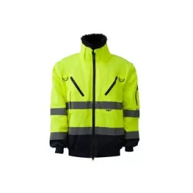   TOP FALCON Fluo Hi-Vis 4 in 1 Pilóta dzseki, 55% pamut, 45% poliészter, L