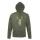 TOP_HOODY-H_DEER_HEAD L kapucnis pulóver (szarvas minta) ARMY 50% pamut 50%poli