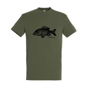   TOP kereknyakú póló ponty mintával, 100% pamut, 190gr/m2, 4XL