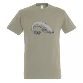   TOP kereknyakú póló harcsa mintával, 100% pamut, 190gr/m2, L