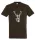 TOP kereknyakú póló szarvasfej mintával, 100% pamut, 190gr/m2, L (S-4XL)