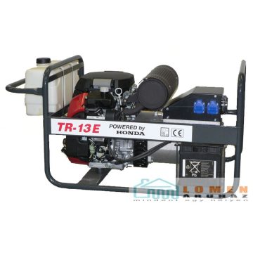   Honda benzinmotoros TR-13E AVR áramfejlesztő, 1 fázis 13 kVA