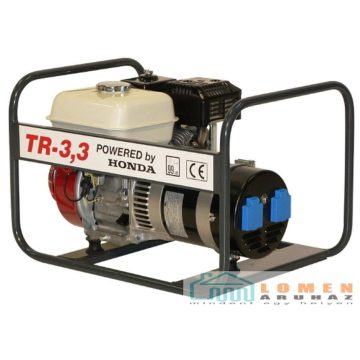 Honda benzinmotoros TR-3,3 áramfejlesztő, 1 fázis 3,3 kVA