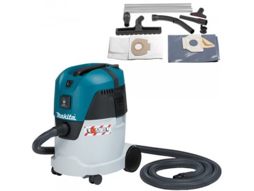 Makita száraz-nedves porszívó 1250W 25l L  216 m3/h