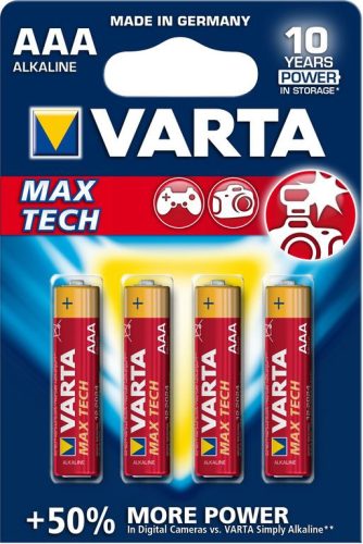 VARTA Longlife Max Power alkáli ceruza elem AAA B4