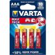 VARTA Longlife Max Power alkáli ceruza elem AAA B4