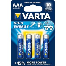VARTA Longlife Power alkáli elem AAA B4