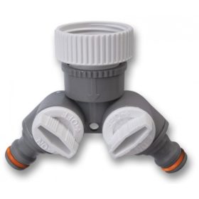 WHITE LINE Y elágazó, elzárható 1- 3/4 colos