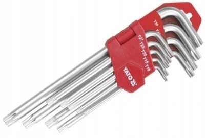 YATO Torx kulcs készlet 9 részes hosszú T10-T50