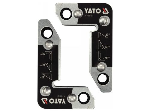 YATO Hegesztési munkadarabtartó mágneses 30-60-90°/25 kg (2 db/cs)