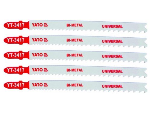 YATO Dekopírfűrészlap T10-5TPI univerzális (bi-metál) 5db/cs