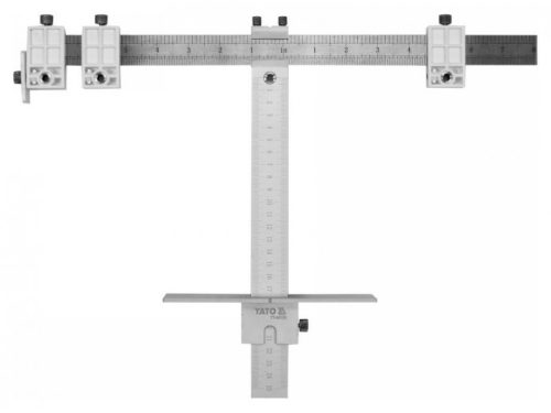 YATO Állítható fúrósablon 250 mm Alumínium